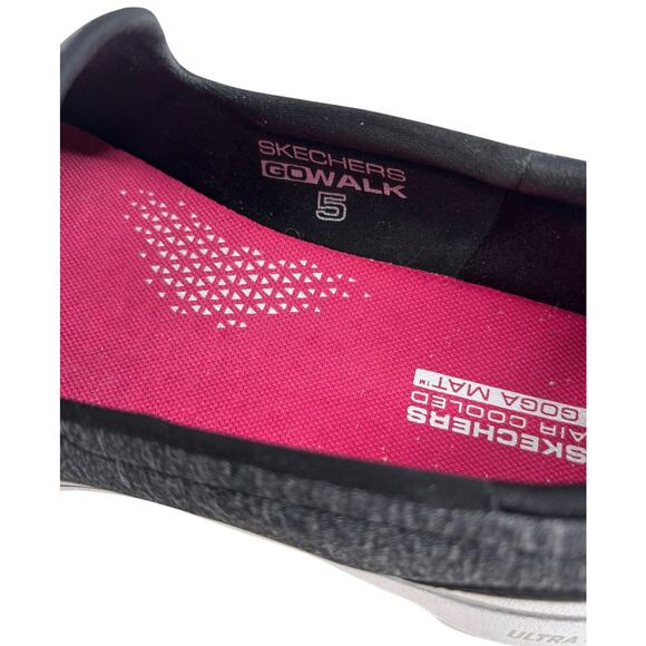 Skechers GOwalk 5 Slip On Sneakers Heathered Gray Womens Size 10 Comfort - Picture 8 of 9